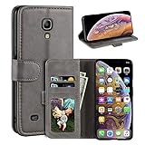 Schutzhülle für Samsung Galaxy S4 Mini, magnetisch, PU-Leder, Brieftaschen-Stil, modisch, Klapphülle mit Kartenfach und Ständer, für Samsung Galaxy i9190, 4,3 Zoll, G