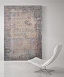 the carpet Collin Moderner Wohnzimmer Teppich im Vintage Look, seidige Optik, farbenfroh, eleganter Glanz, modisch, Orientalisch Bordüre, Bunt, 160 x 230