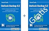 SmartTools Outlook Backup 8.2 + 8.3 Kombipaket - Outlook-Daten sichern oder auf andere Rechner übertragen - perfekt für Neuinstallationen wie den Umstieg auf Windows 10 - für Outlook 2016, 2013, 2010, 2007, 2003, 2002/XP und Office 365