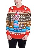 WXDSNH Weihnachten 3D Digital Print Pullover Sweatshirt Urlaub Männer Frauen Langarm Oberbekleidung Top