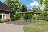Unbekannt Karibu Carport Classic Einzel 1 ohne Einfahrtsbogen k