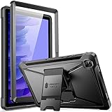 ZtotopCase Hülle für Samsung Galaxy Tab A7 10.4 Zoll 2020, Eingebaut Screen Protector, Dual Schicht Stoßfest Voll Schützend Abdeckung mit Ständer für Samsung Galaxy Tab A7 (SM-T500/505/507),Schw