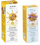 ECO cosmetics Baby & Kids Sonnencreme 50 ml LSF 45 und LSF 50+ im S