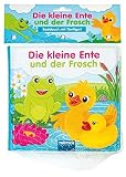 Badebuch Die kleine Ente und der Frosch: mit 1 Figur (Badebücher): Entdeckerbuch Beschäftigungsbuch Spielbuch Bilderb