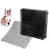 BUYGOO 5pcs Katzen-Abwehrstreifen Tier-Barriere, 385x385cm Katzenabwehr Spikes Tiervertreiber, Katzenschreck Tierschreck, Katzen Marder Hunde Tierschreck Spikes im G