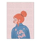 artboxONE Ravensburger-Puzzle XXL (1500 Teile) Typografie Girl Power - Womans Day - Puzzle Frau F