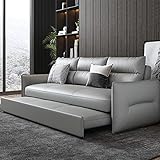 Storage sofa Modulares Schlafsofa mit Lagerungsfunktion, Auszugssofa aus Leder, multifunktionales faltbares Doppel-Sofa 2-Sitzer-Ecksofa, frei einziehbar, Mehrzweck, geeignet für Wohnzimmer und Ap