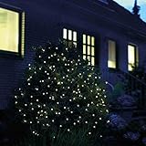 LED Lichternetz 2x2 m 160 LED Lichtnetz 2 x 2 m warmweiß innen auß