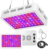 ORIGINAL Heckermann LED-Lampe für den Anbau von Pflanzen 300W + Aufhängungssatz – Modell: GL-300W - Lichtleistung: 300W – LED-Menge: 60 Stück - Lebensdauer: 50.000 Std – Möglichkeit der Aufhängung