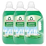Frosch Spiritus Glas Reiniger, Glasreiniger für streifenfreien Glanz, 3er Pack (3 x 5 l)