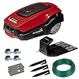 Einhell Rasenmäher FREELEXO 800 LCD BT Solo Power X-Change (ohne Akku, 18 V, 800 m², Multizonenmäher, Bluetooth, für Steigungen bis zu 35%, inkl. Installationszubehör)