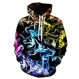 XDJSD Herren Pullover Hoodie Herren Großer Pullover Mode Bedrucktes Sweatshirt Paar Bedruckter Kapuzenpullover Herren Kapuzenp