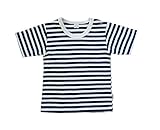 Iobio Baby T-Shirt aus Baumwolle (Ringel Marine, 62/68)