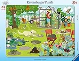 Ravensburger Puzzle 05244 Ravensburger Kinderpuzzle-Unser Garten-8-17 Teile Rahmenpuzzle für Kinder ab 3 J