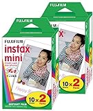 FujiFilm Instax Mini Film (40 Aufnahmen), Multipack für Mini 8-9 und alle Fuji M