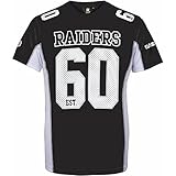 Majestic NFL OAKLAND RAIDERS Moro Mesh Jersey T-Shirt XL Black