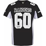 Majestic NFL Mesh Polyester Jersey Shirt - Oakland Raiders L Black