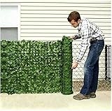 FFVWVGGPAA Garden Fencing Gartenwände Sichtschutz Panel Künstlicher Blattzaun Gartenzaun Dekorative Zäune Polyesterblatt Wetterbeständigkeit F001013