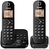 Panasonic KX-TGC 422 GB, schnurloses Telefon mit Anrufbeantworter und Zusatz-S