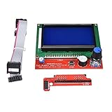 ARCELI 1PC 12864 LCD Grafik Smart Display Controller Board mit Adapter und Kabel für 3D-Drucker RAMPS 1.4 RepRap 3D Drucker M