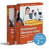 Einstellungstest Öffentlicher Dienst: Prüfungspaket mit Testsimulation: Geeignet für Ausbildung, Duales Studium und Direkteinstieg | Über 1.000 ... Lösungsbuch | Eignungstest üben und b