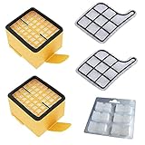 HNTYY Zubehoer setzt Sich für Vorwerk Kobold 135 136 13 5SC VK135 VK136 2 Hygienefilter 2 Motorschutzfilter 6 Frag Staubsaugerteile (Color : Yellow White)