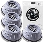 Anti Rutsch Gummi Fußpolster 4 Stück Waschmaschine Füße Dämpfer Pads Gummi Vibrationsdämpfer Schwingungsdämpfer Waschmaschine für Trockner Möbel Kühlschrank