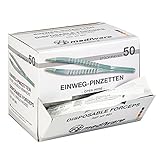 Einmal-Pinzetten - steril - 12,5 cm - 50 Stück