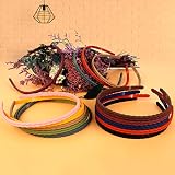 15 Pcs Bunt Haarreifen Haarschmuck Stirnband Plastik Geflochten Haarreifen Dünne Haarreifen DIY Stirnband mit Zähnen Frisur H