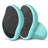 2 x Hornhautentferner Nano Glas & Grob, AOT Fußpflege Hornhautraspel 2in1 Nass & Trocken Hornhaut-Feile Hornhaut Entfernen für Fuss und Hand (2 Stück)