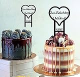 LEON - FOLIEN® Cake Topper Blumenstecker Tortenstecker personalisiert mit Name Wunschtext Tortenaufleger aus Holz Tortenfigur (zum Geburtstag)