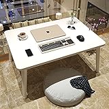 Laptop Tisch fürs Bett 70 x 40 cm, TEOV Tragbar Laptoptisch Faltbare Notebooktisch Betttisch Lapdesks Tischplatte, Kompatibel mit Laptops bis zu 17 Zoll für Sofa Fußboden B