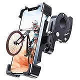 UNBREAKcable Fahrrad Handyhalterung Motorrad [Extrem Stabile & Schnellspanner] 360° Drehbar Handy Fahrradhalterung Universal Outdoor Fahrrad Halter für iPhone12 /Samsung S21/Huawei/Xiaomi usw