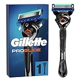 Gillette ProGlide Nassrasierer Herren, Rasierer + 1 Rasierklinge mit 5-fach Kling