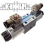 Hydraulik 4/3 Wegeventile, Magnetventil NG06 Cetop3 (12 Volt A/B/P/T Stromlos Geschlossen)