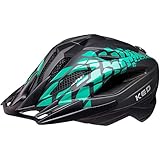 KED Street Jr. Pro Helm Kinder Black Green matt Kopfumfang M | 53-58cm 2021 F