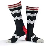 RideMore - Skatesocken Herren und Damen | bunte gemusterte lange Socken für Skater und Sportler (NacNac, 36-40)