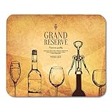 Mauspads kreative weinkarte für cafe coffee house restaurant bar mauspad für notebooks, Desktop-computer matten bü