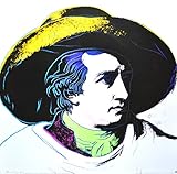 Germanposters Andy Warhol Goethe, White Background Poster Kunstdruck