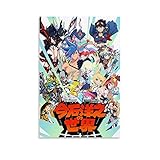 DFER Anime-Poster Tengen Toppa Gurren Lagann Kill La Kill Promare Panty And Stocking Poster, dekoratives Gemälde, Leinwand, Wandkunst, Wohnzimmer, Poster, Schlafzimmer, Malerei, 30 x 45