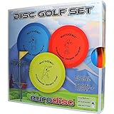 Eurodisc Disc-Golf Einsteiger Starter Set, PDGA Approved, Putter Midrange Driver D