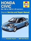 Honda Civic (91-96) Service and Repair Manual (Haynes Service and Repair Manuals)