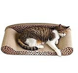 Muodu Kratzbrett, Kratzsofa für Katzen, Kratzbrett in Sofa-Form, zum Kratzen, Schlafen und zur Beschäftigung