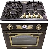 Kaiser Gas Herdset Autark Empire / Gasbackofen Einbaubackofen Eg 6345 Em + 60Cm Kg Gaskochfeld 6325 Em / Luxus Herstellers / Backofen 67 Liter / 2 Funktionen U