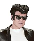 Bristol Novelty bw686 Greaser Perücke, schwarz, one S