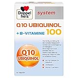 Doppelherz system Q10 UBIQUINOL 100 + B-VITAMINE – Vitamin B6 trägt zum normalen Eiweiß- und Glykogenstoffwechsel bei – 60 Kap