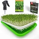 Otaro ® Kresse Anzuchtschalen für Sprossen Samen – Komplettset Direkt Loslegen – Deutsches Start-Up - Sprossen Anzuchtset – Sprossenbox, Keimgerät, Keimschalen für Sprossen, Microg