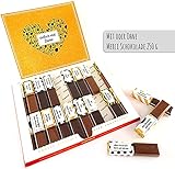 SURPRISA Aufkleberset für Merci-Schokolade: Das persönliche Dankeschön und kreative Geschenk für Freundin, Freund, Mutter, V