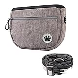 EIKLNN Hunde Leckerlie Tasche, Wasserdicht Futtertasche, Futterbeutel für Hundetraining Training, Futterbeutel für Hunde, für Outdoor Spaziergänge, Laufen, Hü