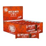 Dev. Pro. Date & Nuts Frühstücks Riegel Gesunder Snack Healthy Breakfast Bar Orange Zimt - Ohne Zuckerzusatz, Vegan und Glutenfrei - 16x 30 Gramm Packung